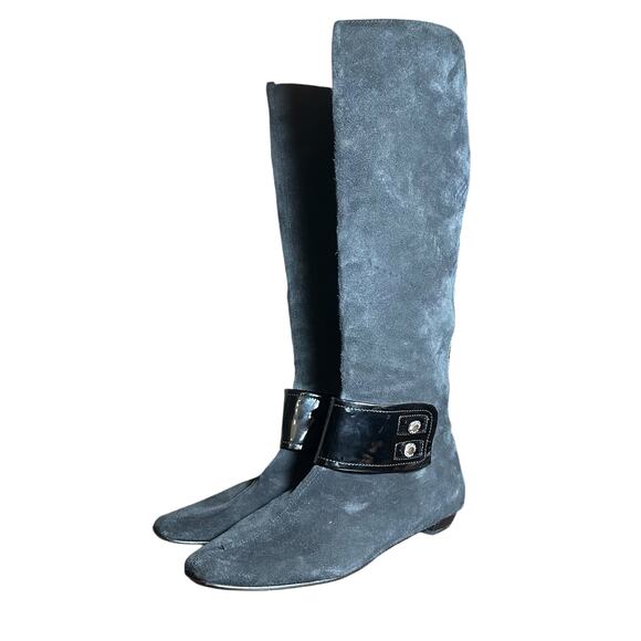 Stylish Black Suede Women's Boots - Picture 6 of 13